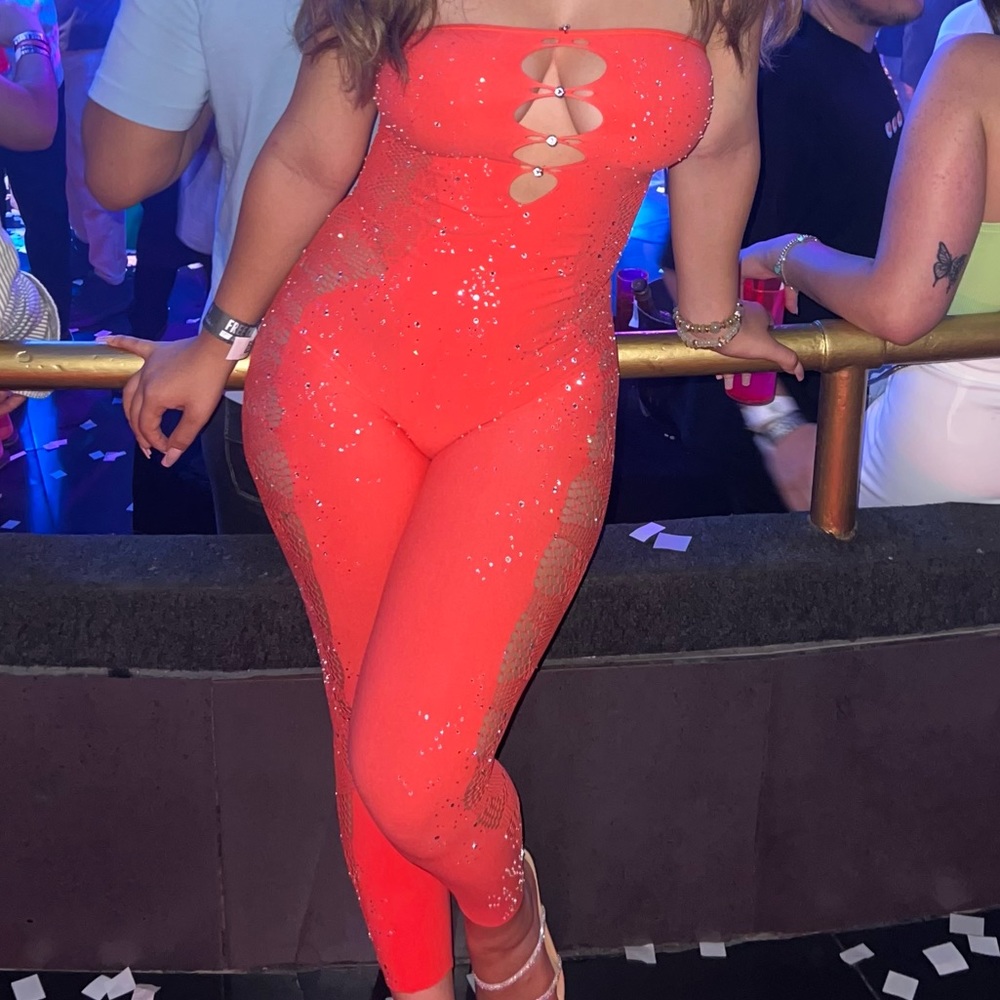 White fox jumpsuit